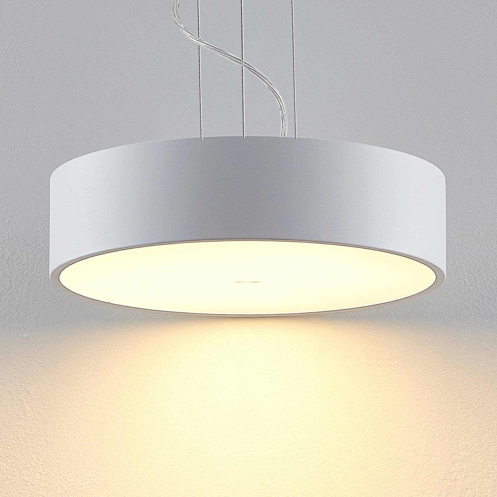 weiß, Noabelle, tageslicht, Acryl, flammig, LED-Leuchtmittel Leuchtmittel / Farbwechsel Modern, warmweiß Arcchio inkl. dimmbar, fest Metall, 1 LED-Hängeleuchte verbaut,