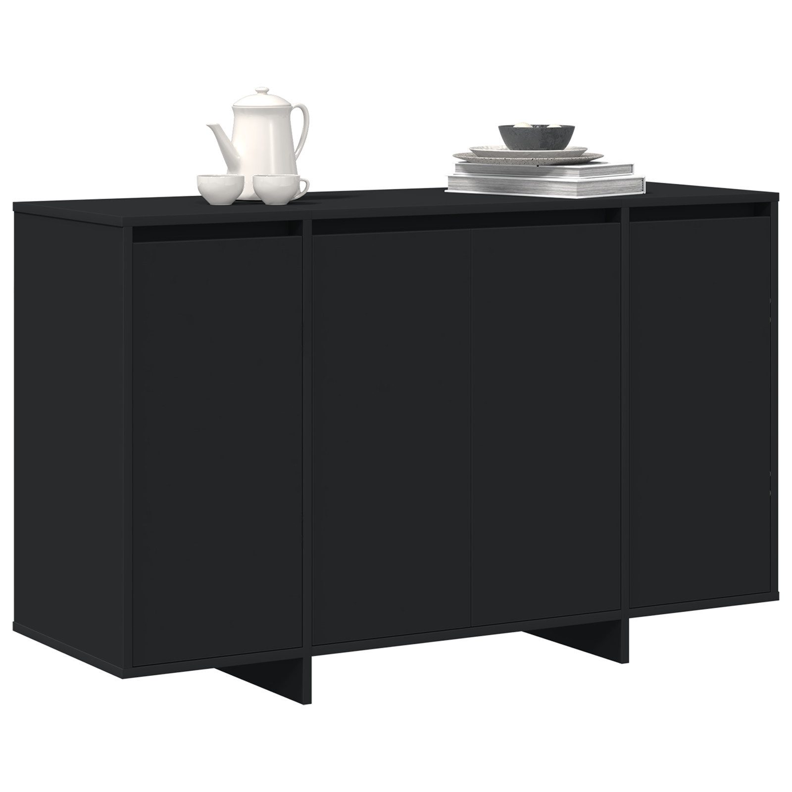 vidaXL Sideboard Schwarzes Sideboard Schwarz Hochwertiger günstig online kaufen