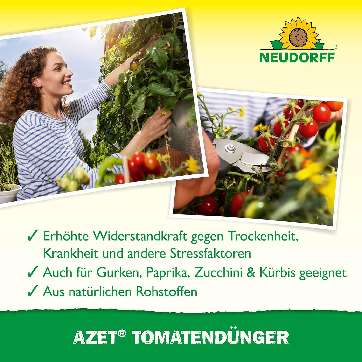 Neudorff Gemüsedünger Azet TomatenDünger 750 g, 0,75 kg