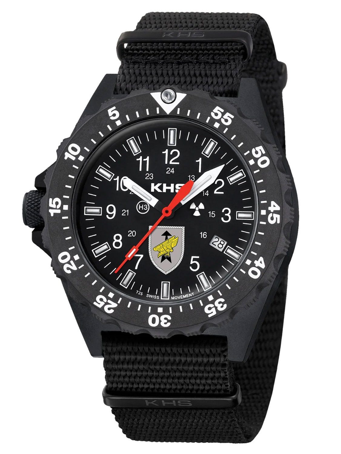 KHS Schweizer Uhr Shooter MKII DSK Schwarz