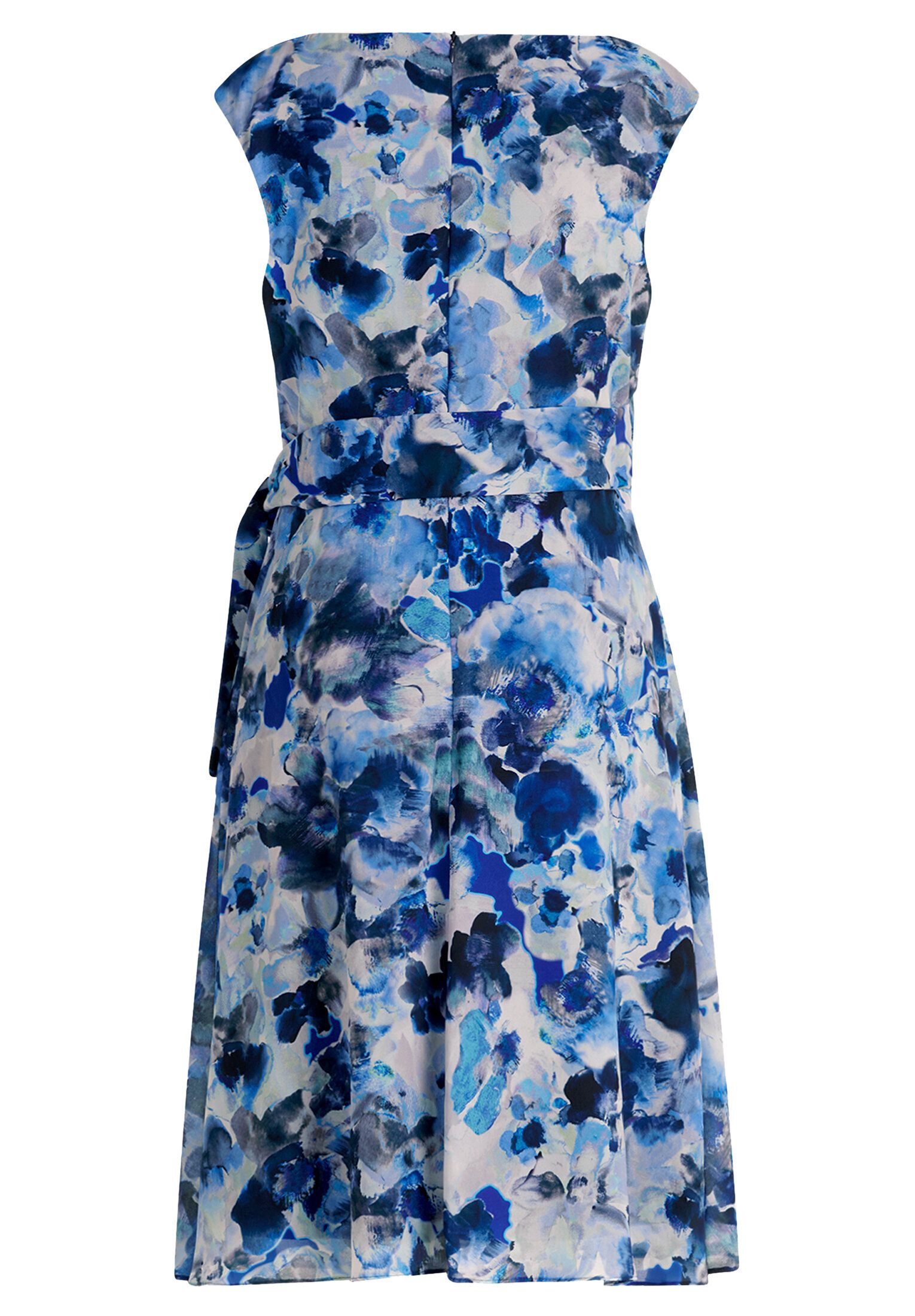 Vera Mont Cocktailkleid Damen mit Bindegürtel Druck