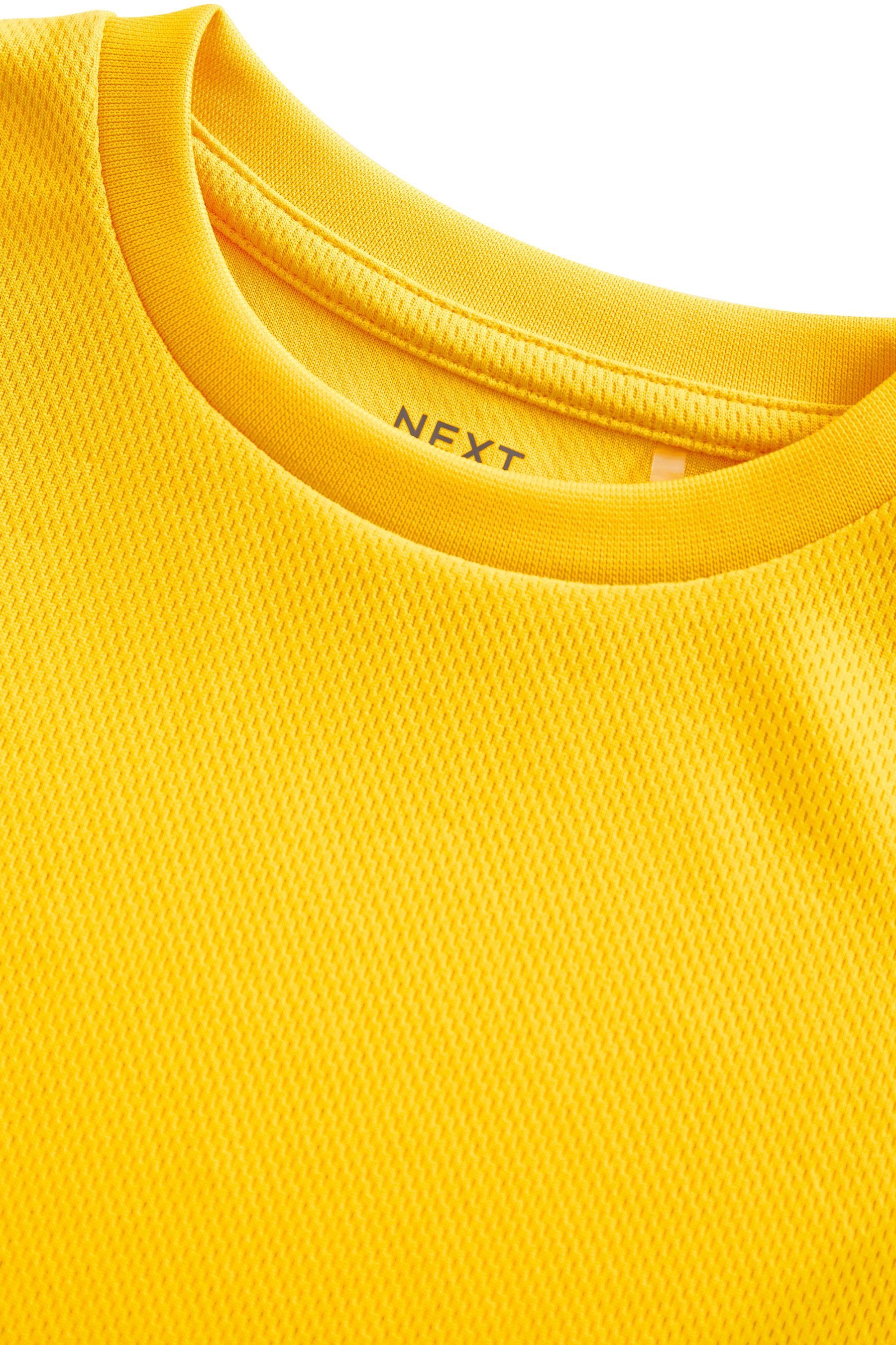 Sport-T-Shirt Next (1-tlg) Yellow T-Shirt