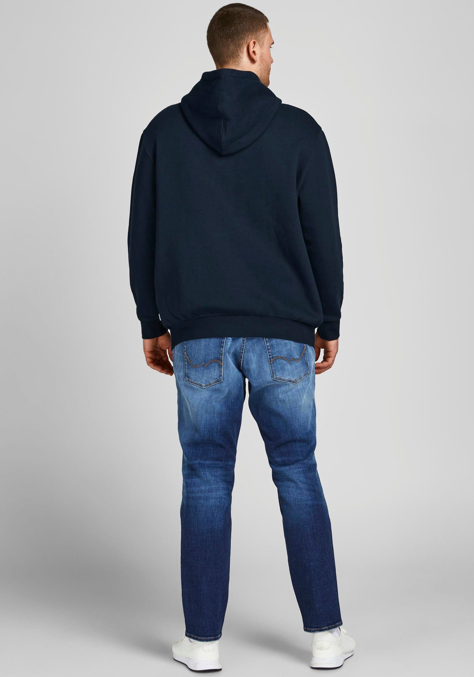 Jack & Jones PlusSize Kapuzensweatshirt CORP LOGO SWEAT HOOD Bis Größe 6XL – Bild 2 von 5