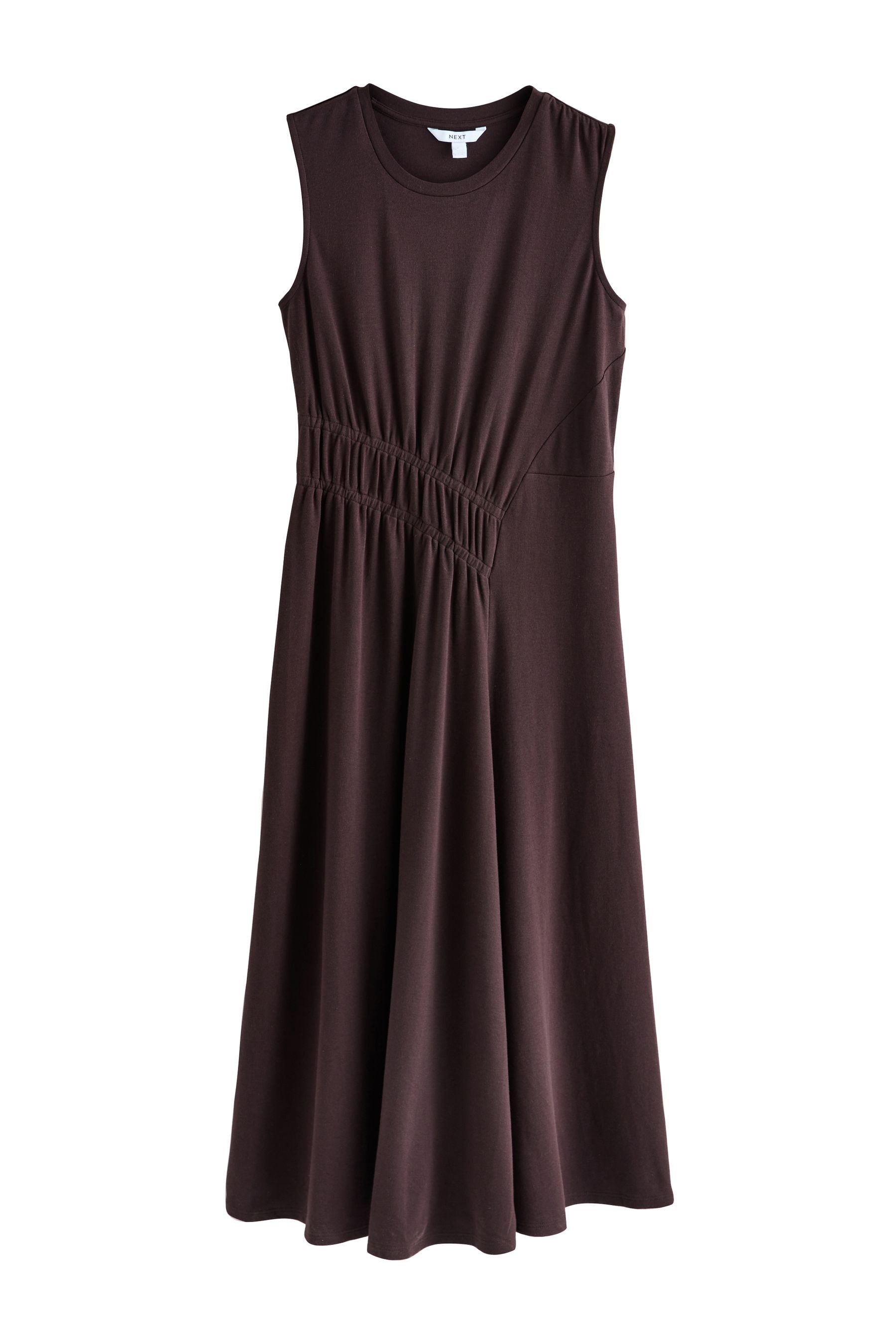 Midikleid Mittellanges Jerseykleid
