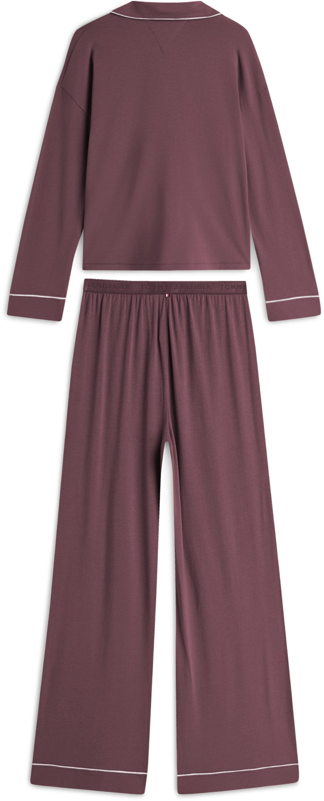Tommy Hilfiger Underwear Pyjama LS SHIRT PANTS PJ SET Essential Relaxed Fit – Bild 4 von 5