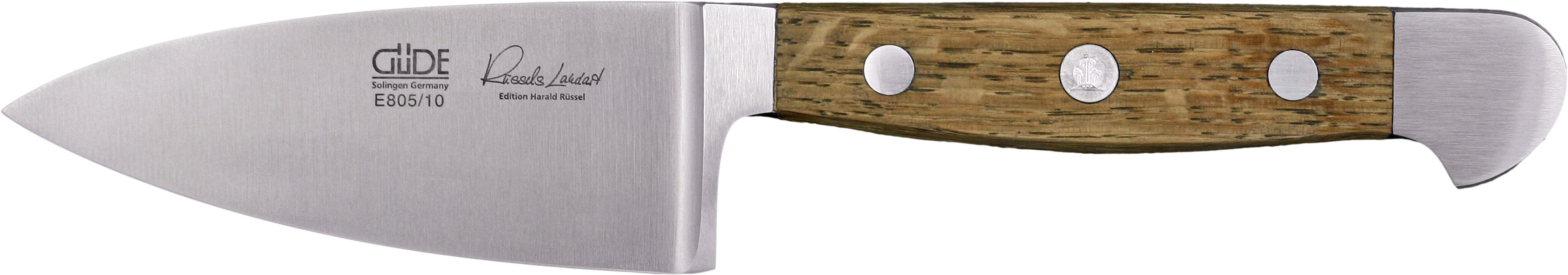 Güde Messer Solingen Käsemesser Güde Alpha Hartkäsemesser 10cm, Fasseiche