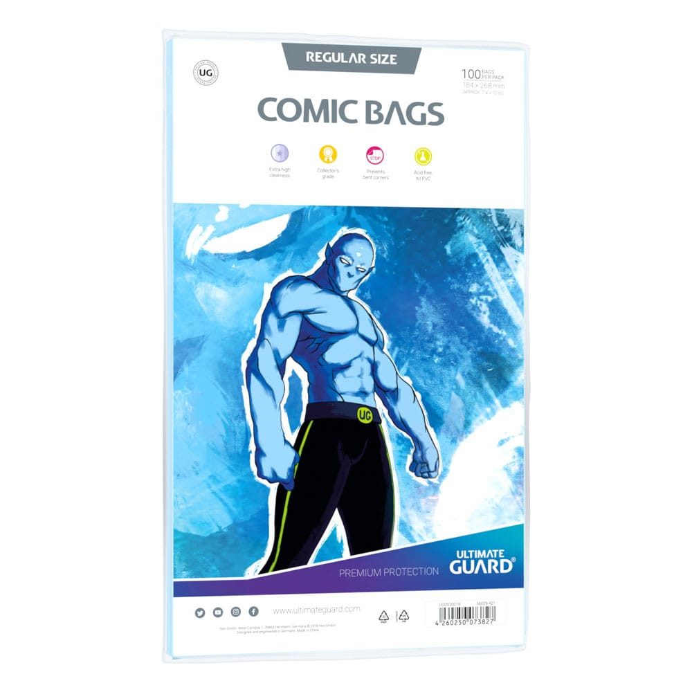 Ultimate Guard Sammelkarte Comic Bags - verschiedene Größen (100 Stück) - Regular