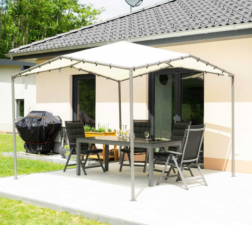 ShelterLogic Pavillon Canopy Pacifica 1010, BxT: 317x317 cm, Stahlgestell