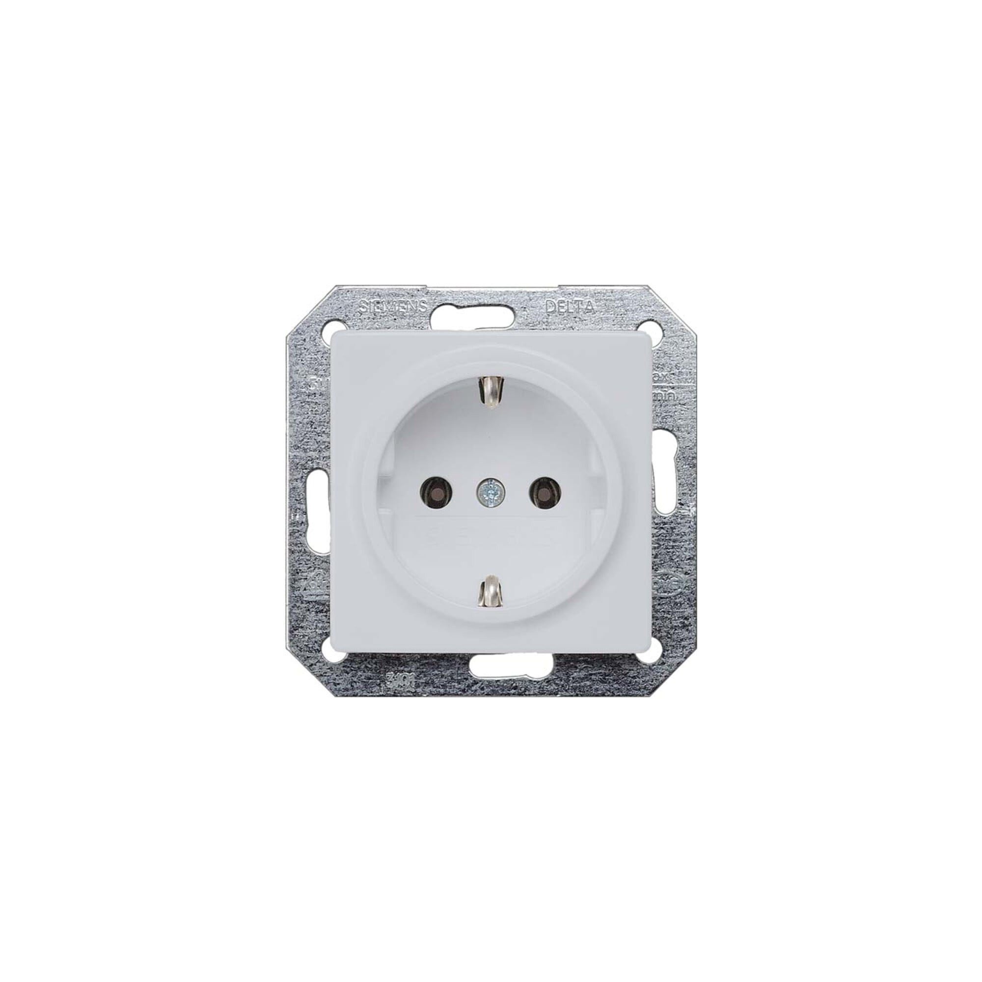SIEMENS Steckdose Siemens Indus.Sector Schuko-Steckdose Delta Vita, alu/met 5UB1931