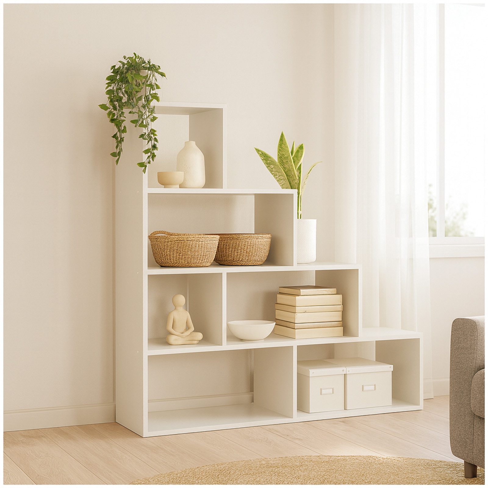 HTI-Living Bücherregal Bücherregal Thekla 11430, Stück 1-tlg., Stufenregal günstig online kaufen