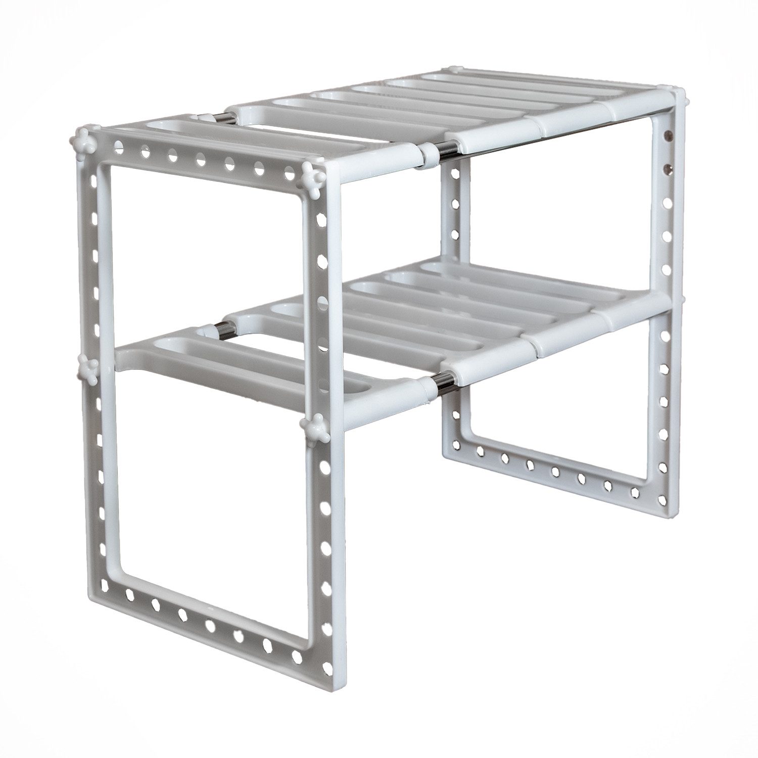 KVOTA Mehrzweckregal Verstellbares Küchenregal unter Spüle 50-70 cm 2-stufigesTeleskopregal