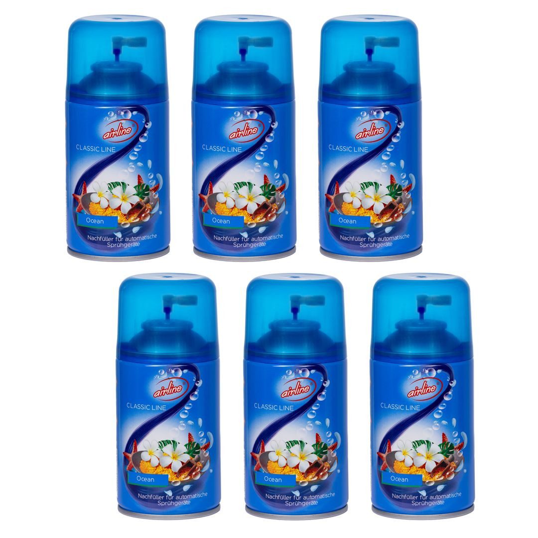 laro Raumduft Ocean automatisch Raumduftspray Vorteilspaket Nachfüller (12-St)