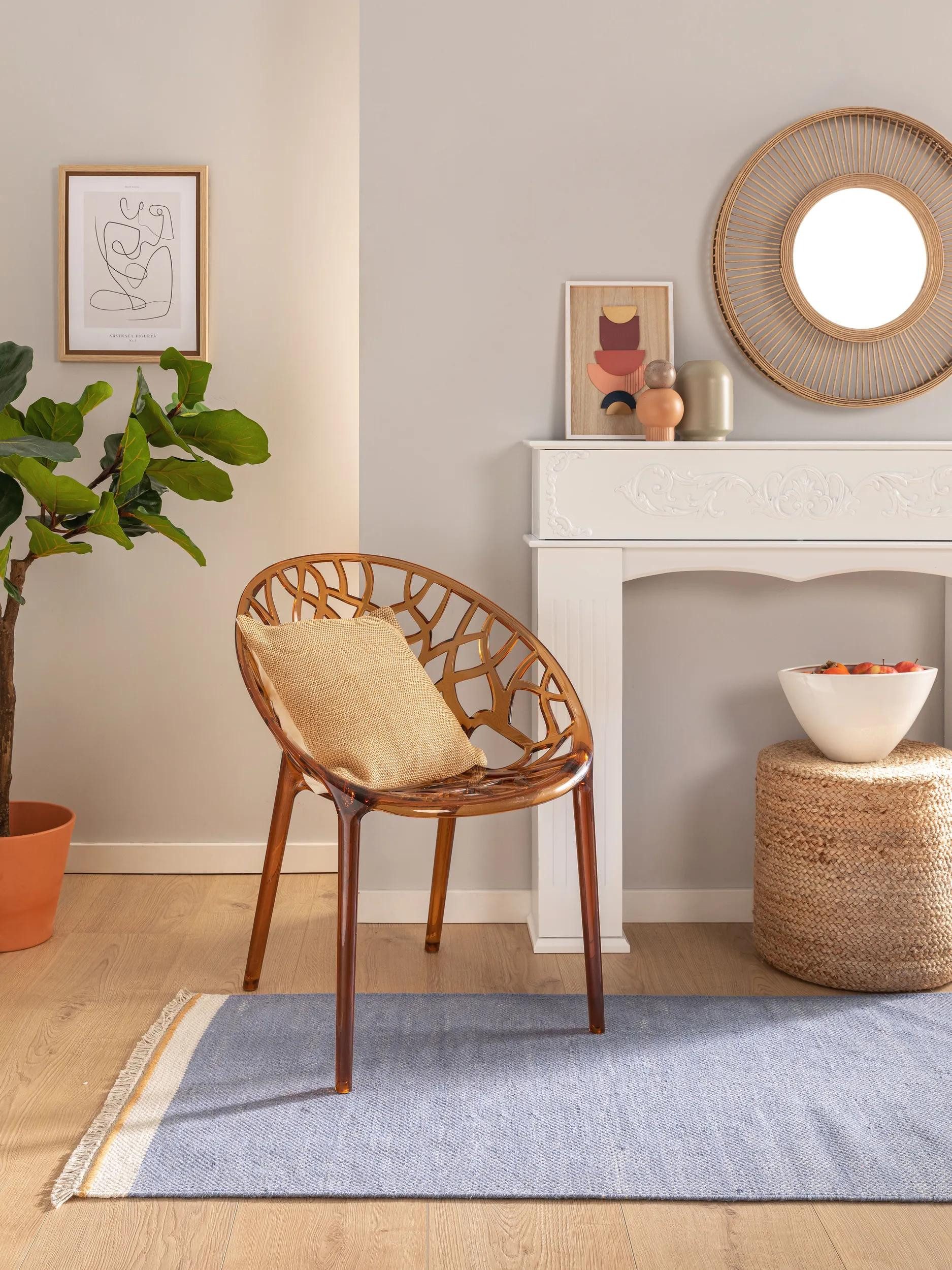 benuta Wollteppich Karla, rechteckig, Höhe: 5 mm, Wolle, Teppich Wohnzimmer, Schlafzimmer, Esszimmer, Flur, Hygge