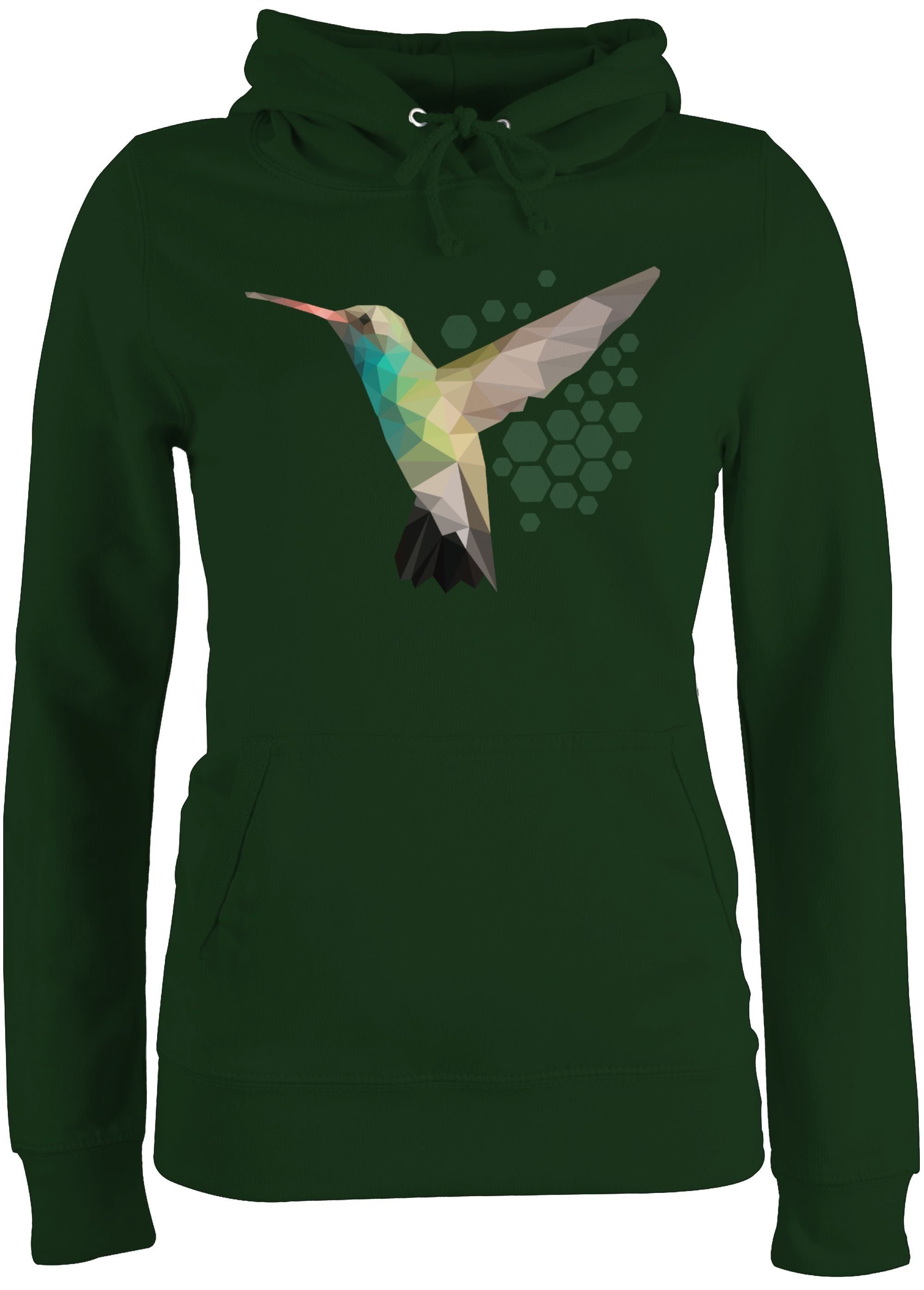 Damen Pullover Shirtracer Hoodie Colibri - Vogel Zubehör - Damen Premium Kapuzenpullover Vögel Deko