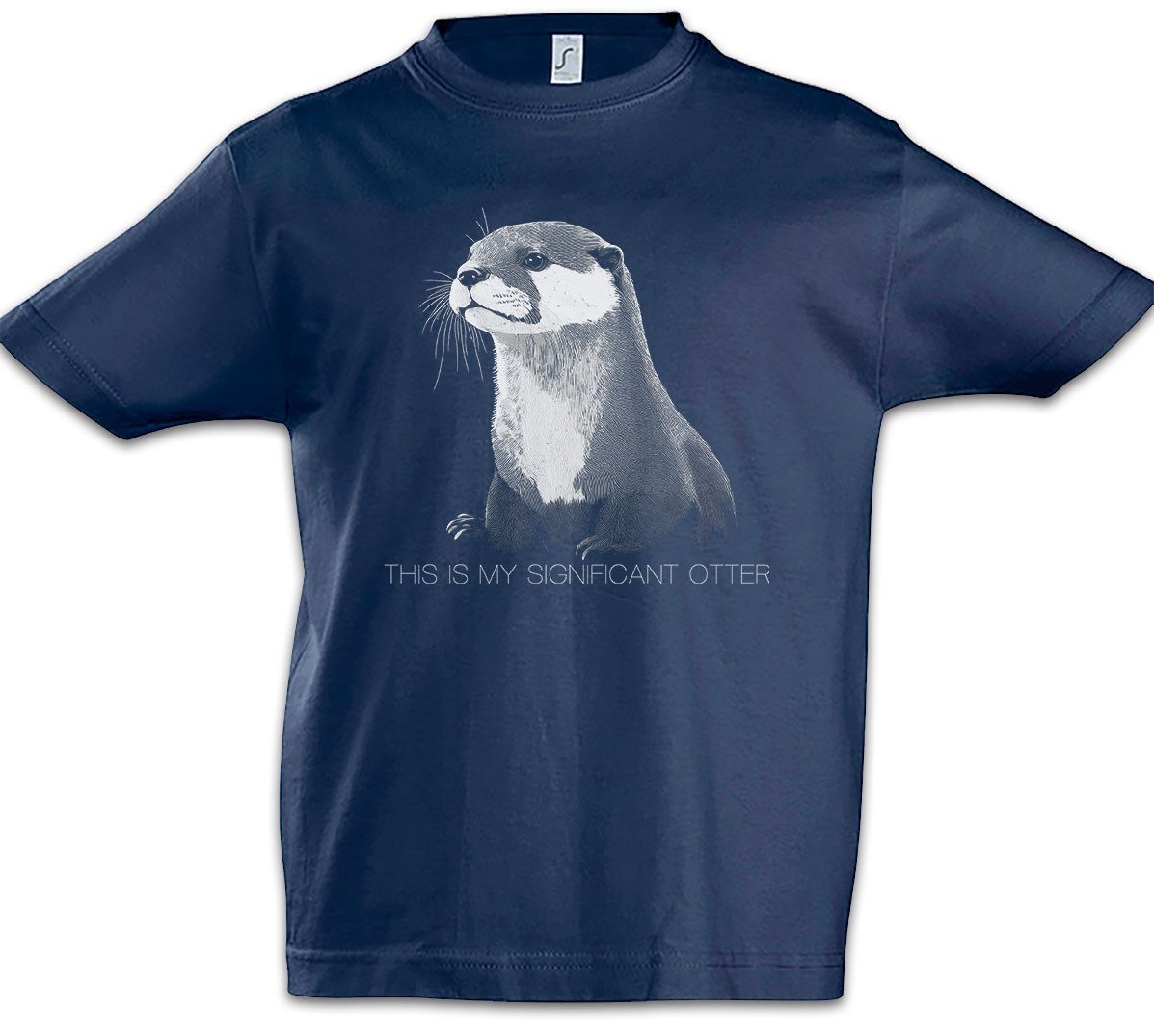 Urban Backwoods Print-Shirt This Is My Significant Otter Kinder T-Shirt Fun Comedy Humor Comedian (1-tlg) Wildlife lontra Nutria Fischotter