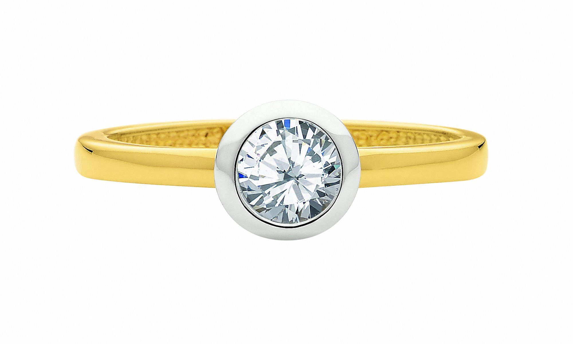 Solitärring Solitärring 333 Gold (8K) mit Zirkonia