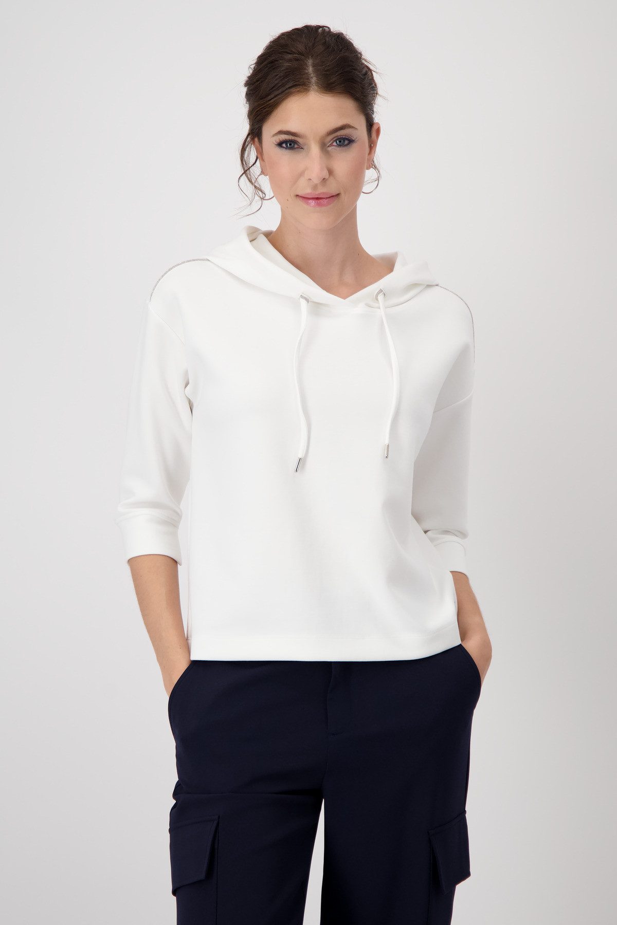 Monari Schlupfbluse mit Stickerei günstig online kaufen