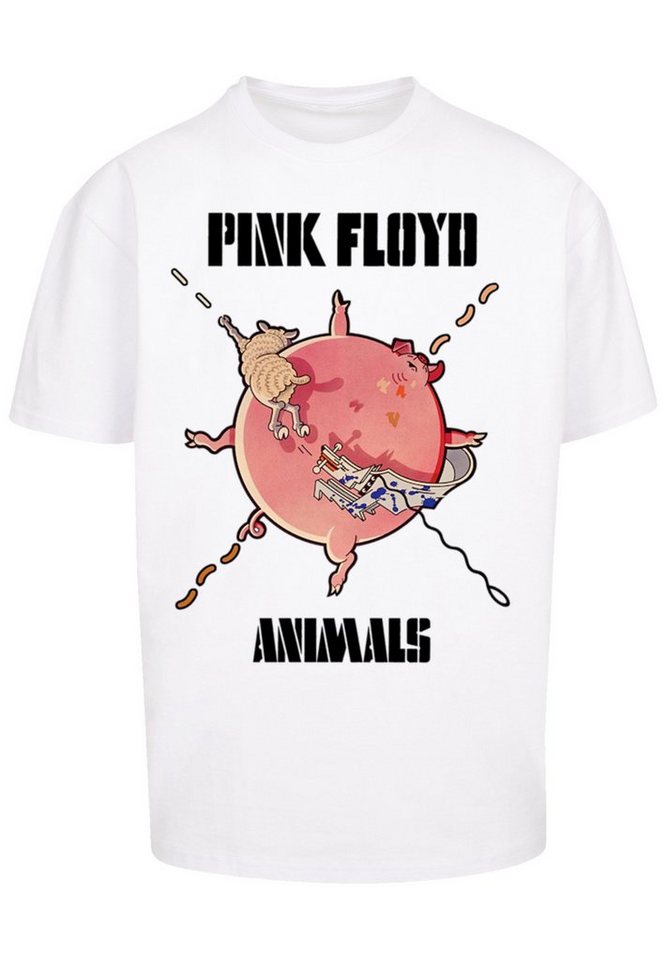 F4NT4STIC T-Shirt Pink Floyd Fat Pig Print