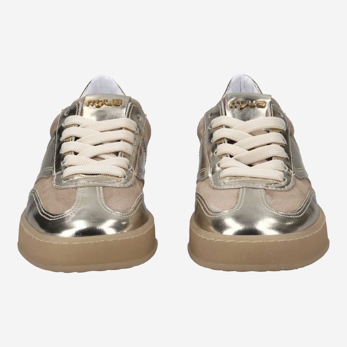 MJUS T94109 0002 PLATINO, Sneaker in Beige, metallik für Damen Sneaker