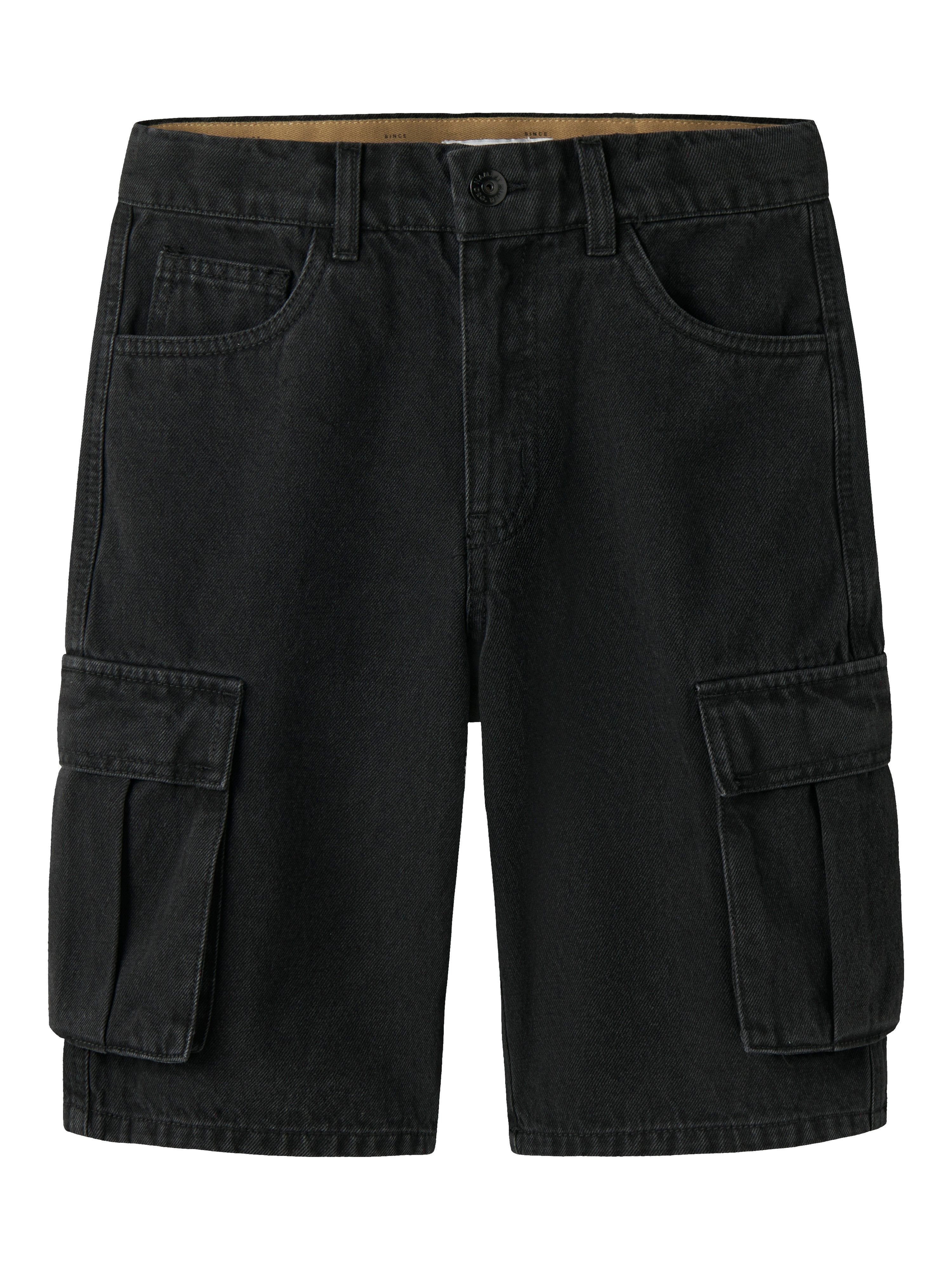 Name It Jeansshorts NKMBEN SK DNM CARGO BERMUDA 2800-IM Baumwolle, Baggy Fit