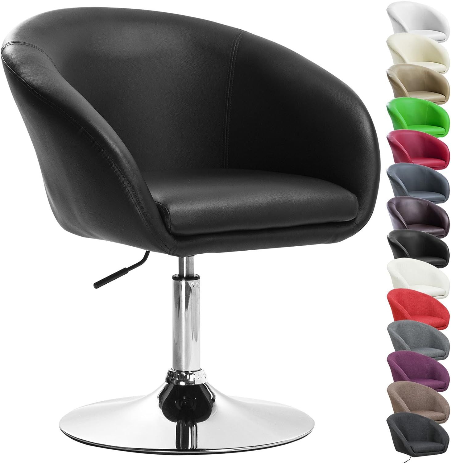 Woltu Barhocker (1 St), Barsessel Höhenverstellung mit Armlehne und Rückleh günstig online kaufen