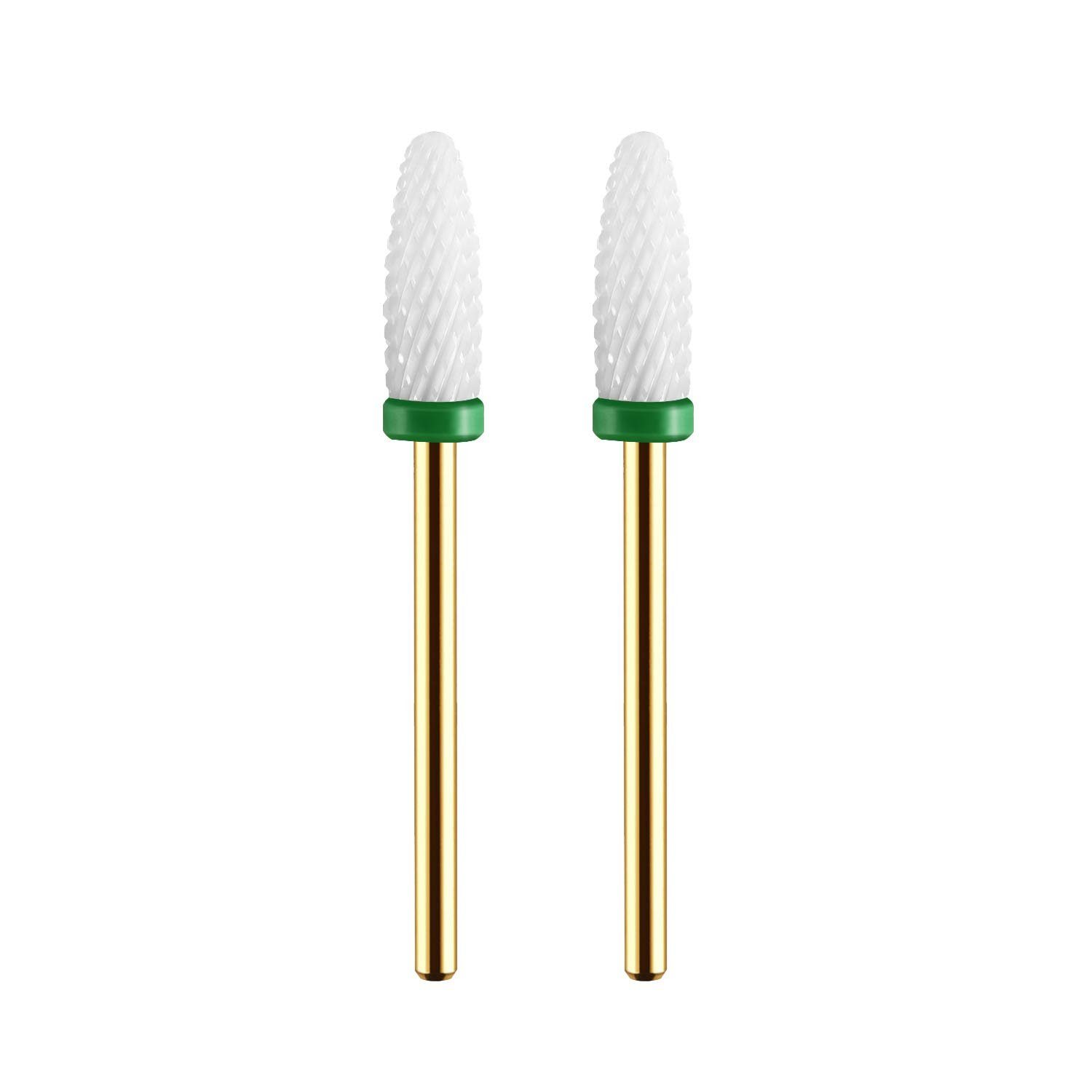 JCMaster Maniküre-Pediküre-Set, 2x Premium Nagelfräser Aufsätze Keramik