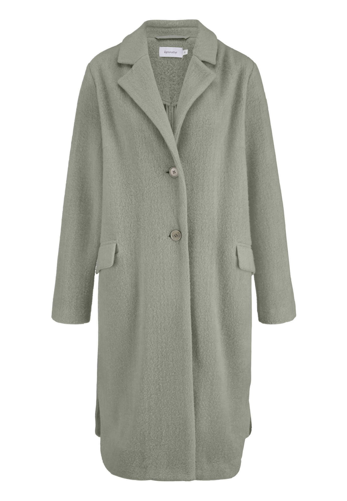 Hessnatur Wollmantel Wollfleece Regular aus Bio-Merinowolle mit (1-tlg) günstig online kaufen