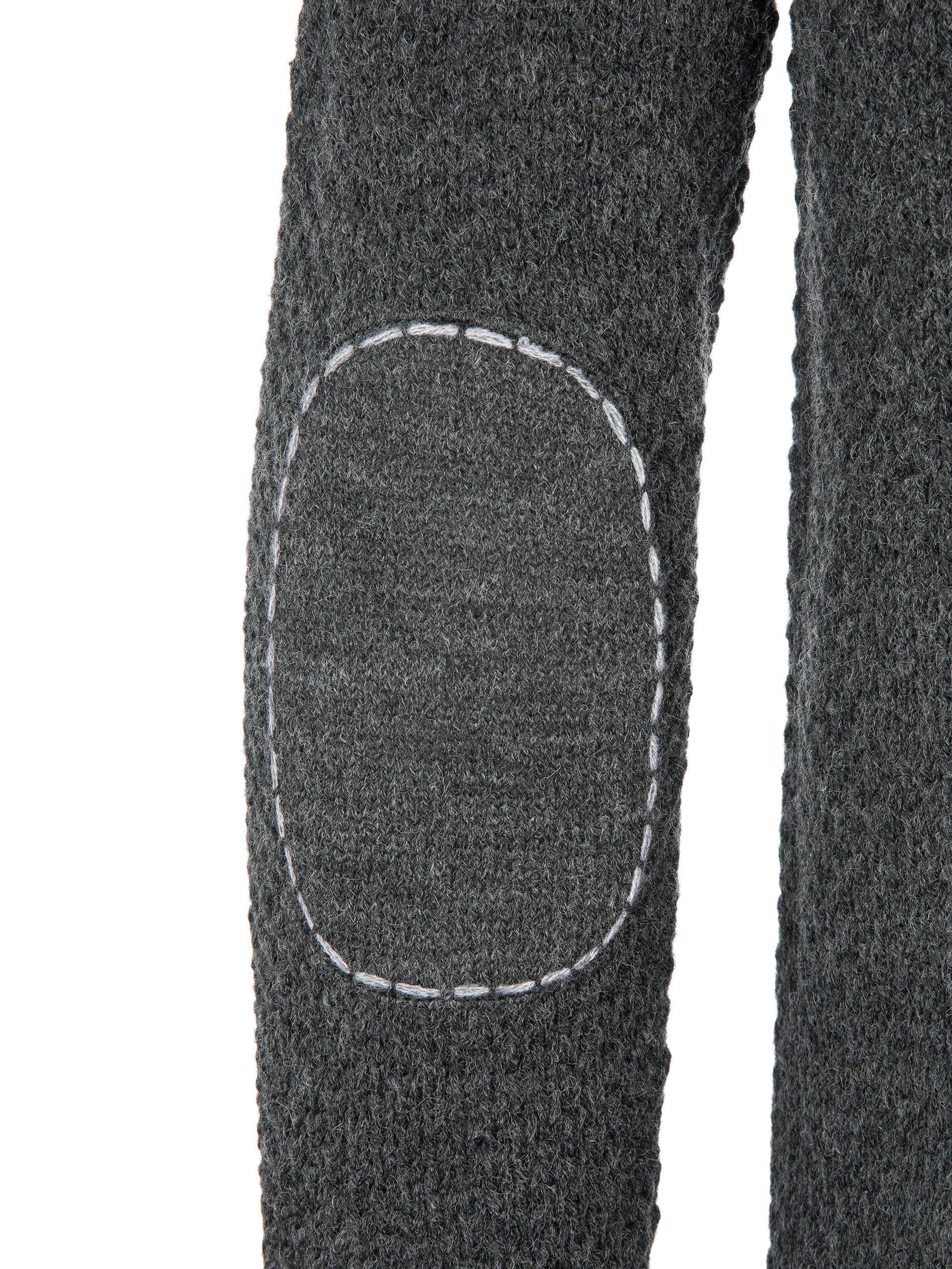 Almbock Trachtenstrickjacke Strickjacke Chris (1-tlg) anthrazit-grau