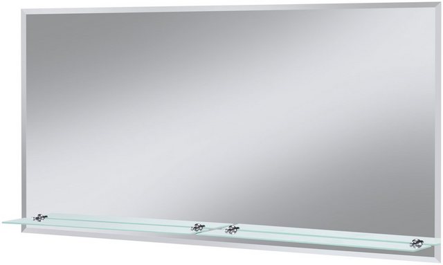 welltime Badspiegel »Flex«, 120 x 60 cm, mit Glasablage und Facettenschliff-Otto