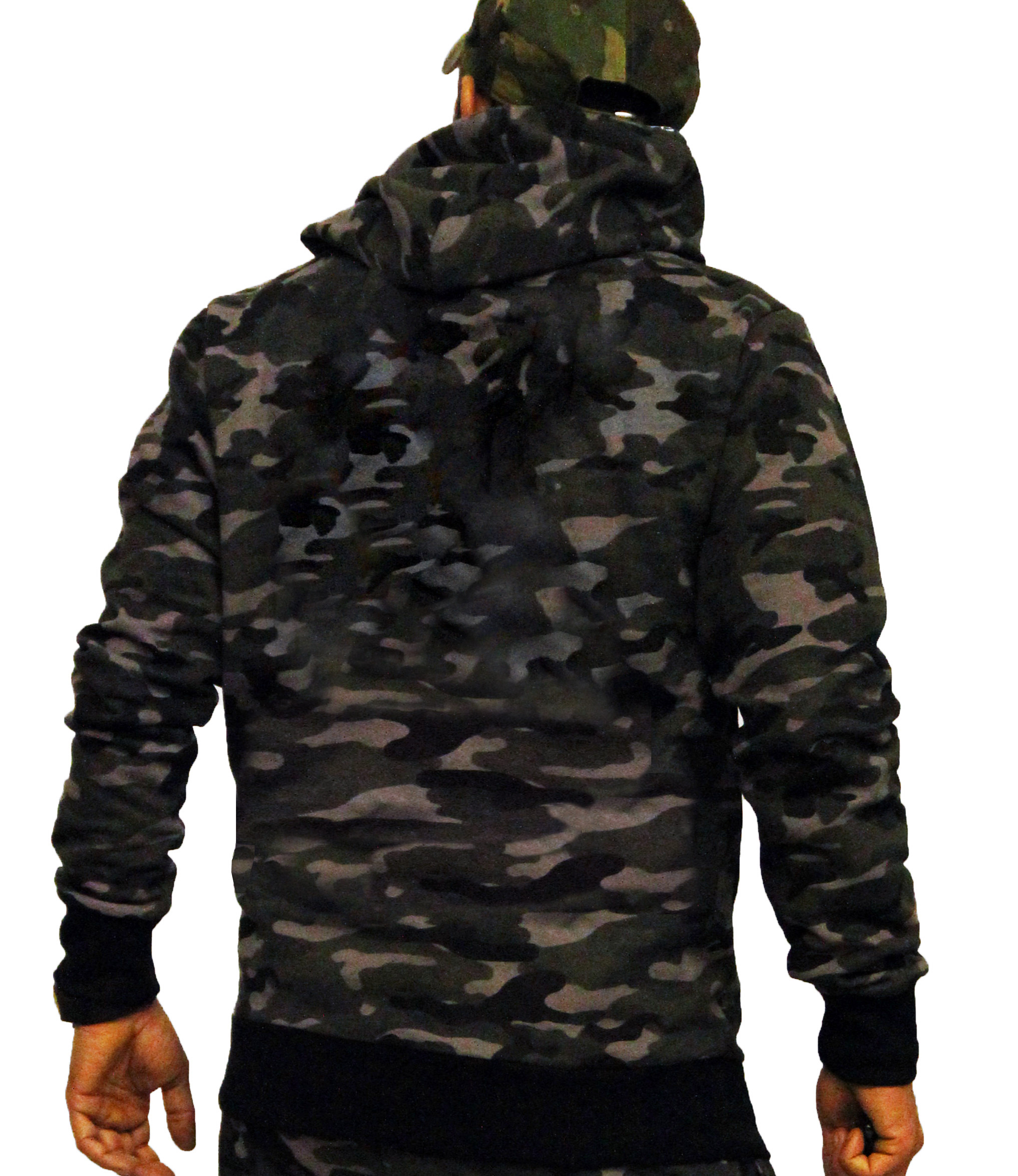 RMK Kapuzenpullover Herren Pullover Hoodie mit Kapuze in Camouflage, Tartmu günstig online kaufen