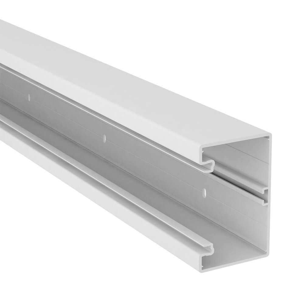 OBO BETTERMANN Kabelkanal OBO Bettermann PVC-Brüstungskanal, GK-RW, L 2 Meter B 130 H x 70 mm