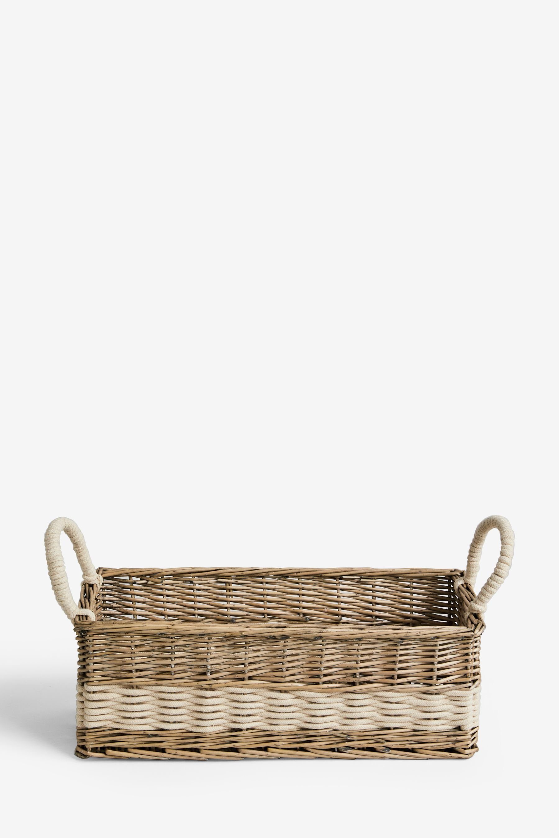 Next Aufbewahrungskorb Malvern schmaler Weiden-Aufbewahrungskorb (1 St)