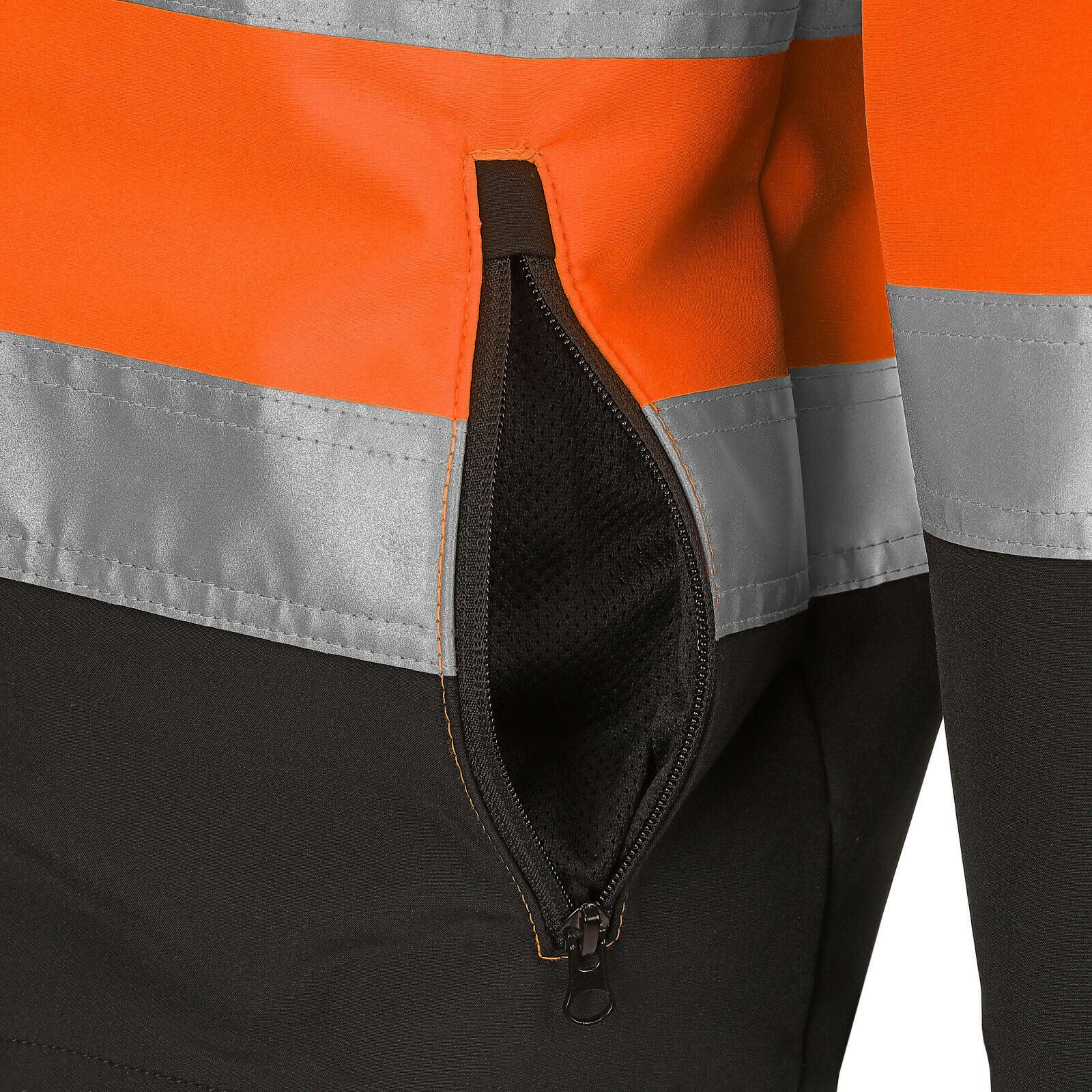TMG International Softshelljacke Warnschutzjacke Arbeitsjacke Nightreflex