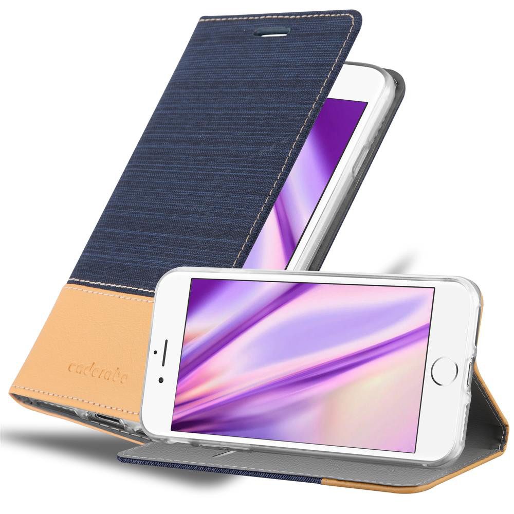 Cadorabo Handyhülle für iPhone 6 / 6S Hülle Apple iPhone 6 / 6S, Klappbare Handy Schutzhülle - Hülle - mit Standfunktion und Kartenfach