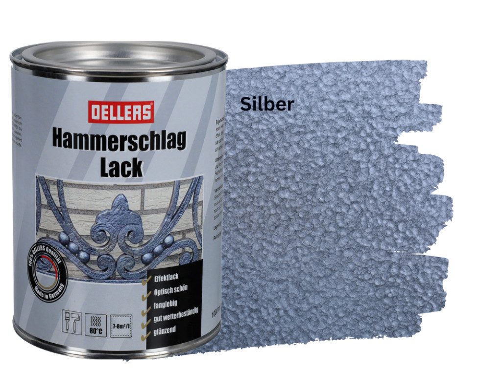 OELLERS Lack Hammerschlaglack, schafft metallische Oberflächen günstig online kaufen