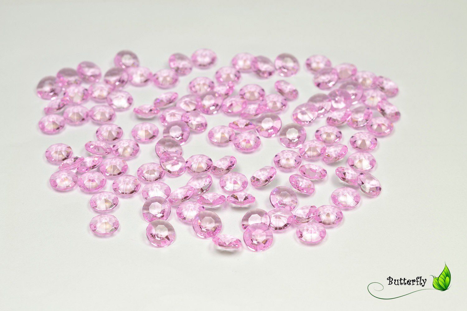 Creativery Streudeko, 100 Dekosteine Diamanten 12mm