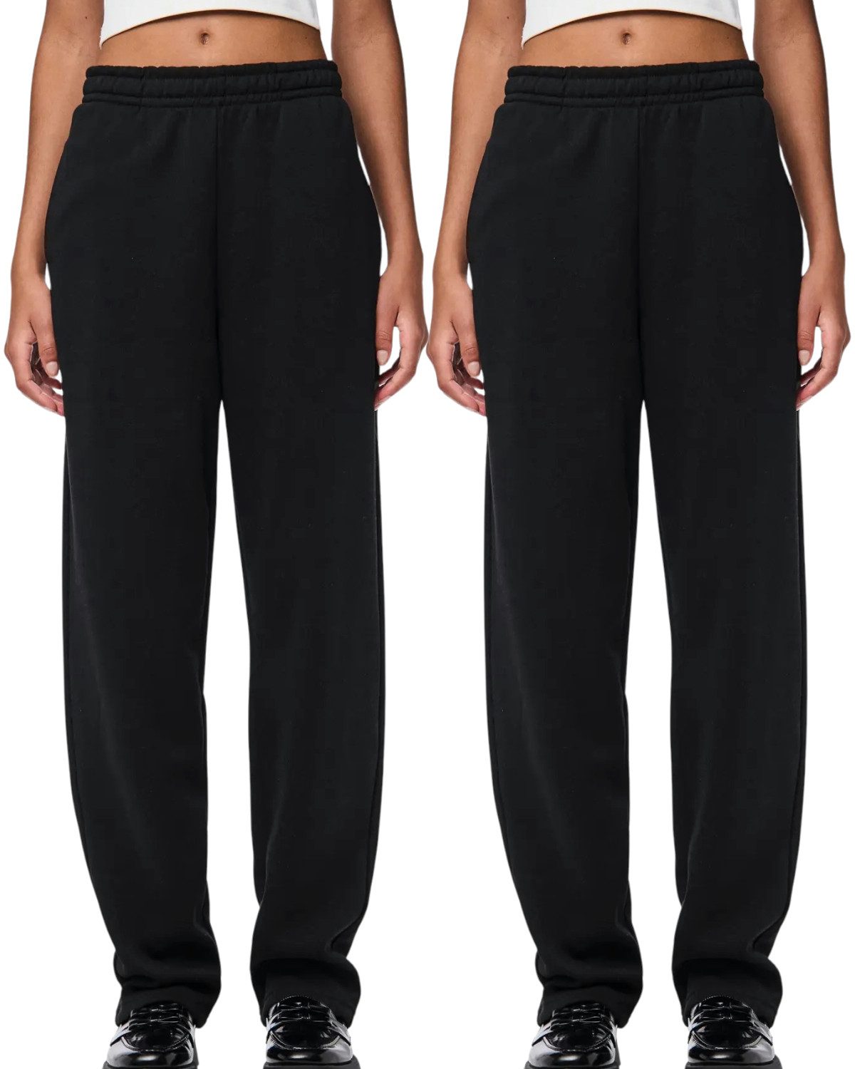 pieces Sweathose (Spar Set, 2er-Pack) Damen Basic Jogginghose