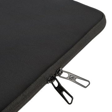 Tucano Laptop-Hülle Second Skin Elements, Neopren Schutzhülle, Schwarz 12 Zoll, MacBook 12 Zoll