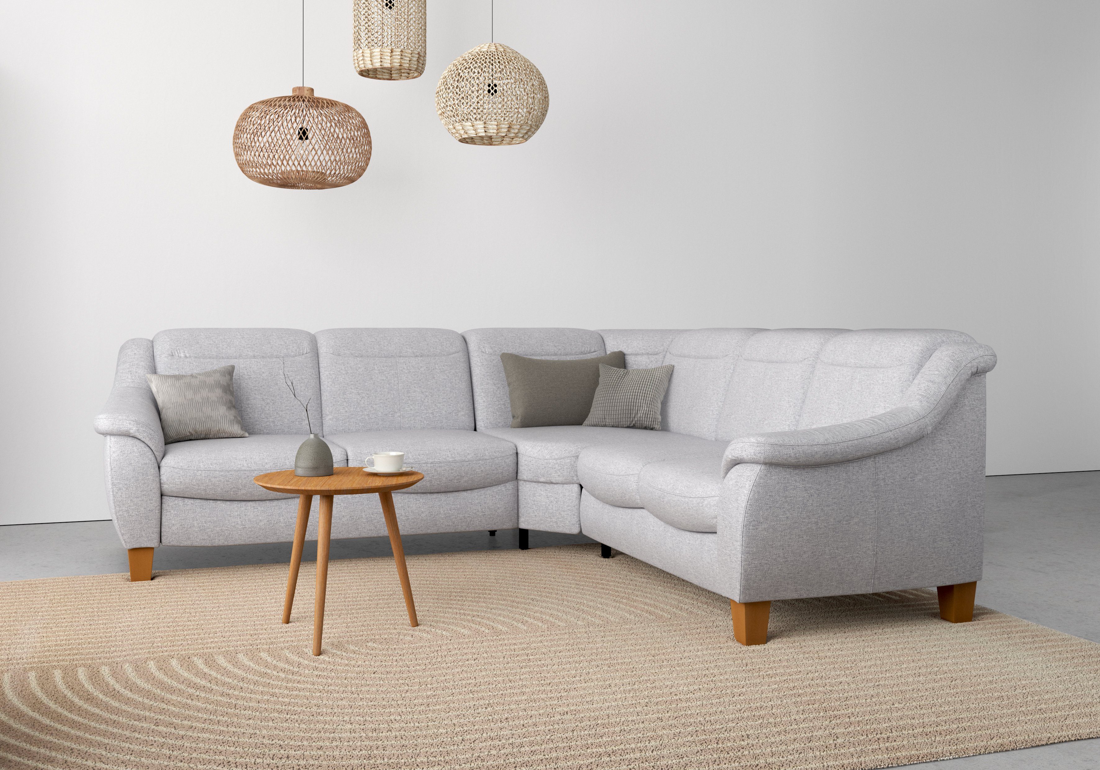 Home affaire Ecksofa Caldera L-Form, Federkern, günstig online kaufen