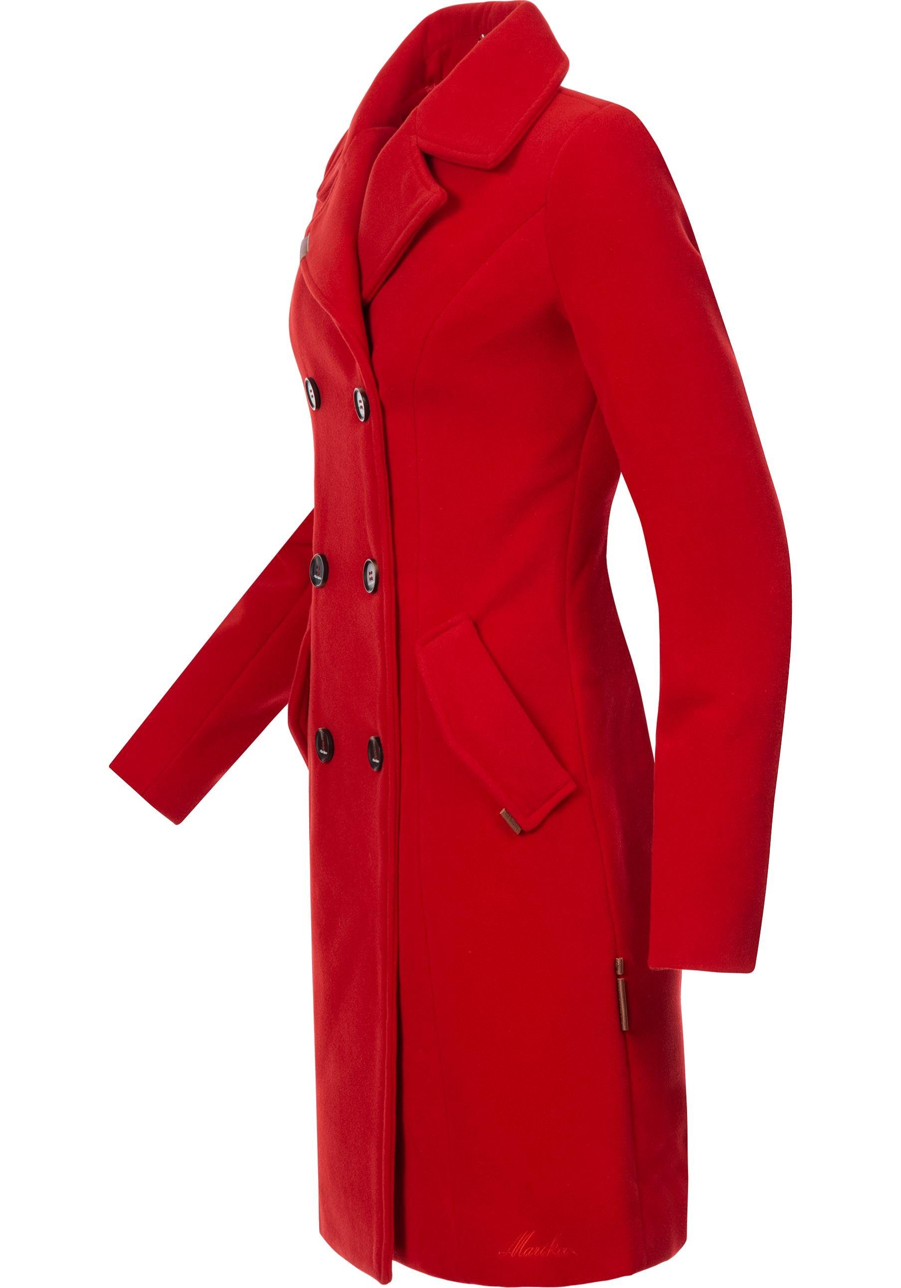 Marikoo Kurzmantel Nanakoo edler Damen Trenchcoat günstig online kaufen