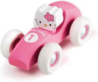 BRIO® Spielzeug-Auto Raceauto Hello Kitty • BRIO Holzspielzeug Schiebeauto