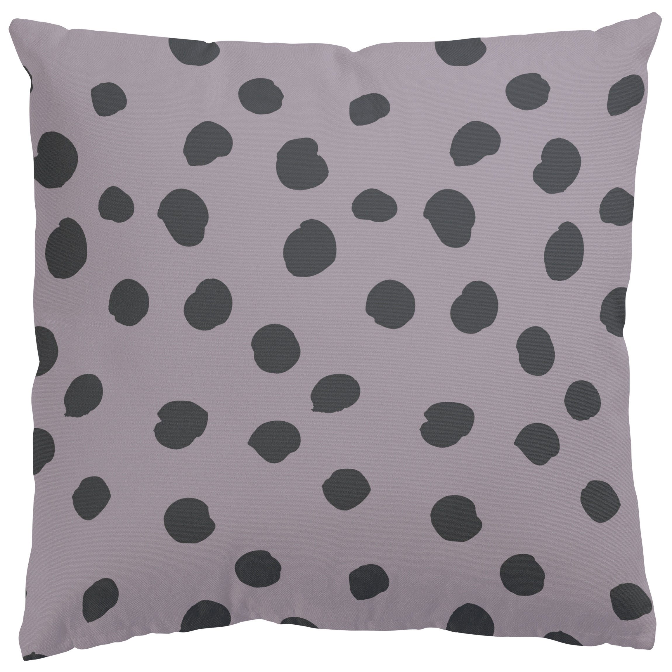 Bilderdepot24 Dekokissen drinnen / draußen Kissenhülle violett Muster, Bezug mit / ohne Füllung Zierkissen Outdoor Sofa Bett