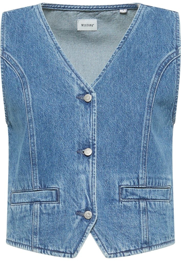 MUSTANG Shirtweste STYLE TULL DENIM VEST günstig online kaufen
