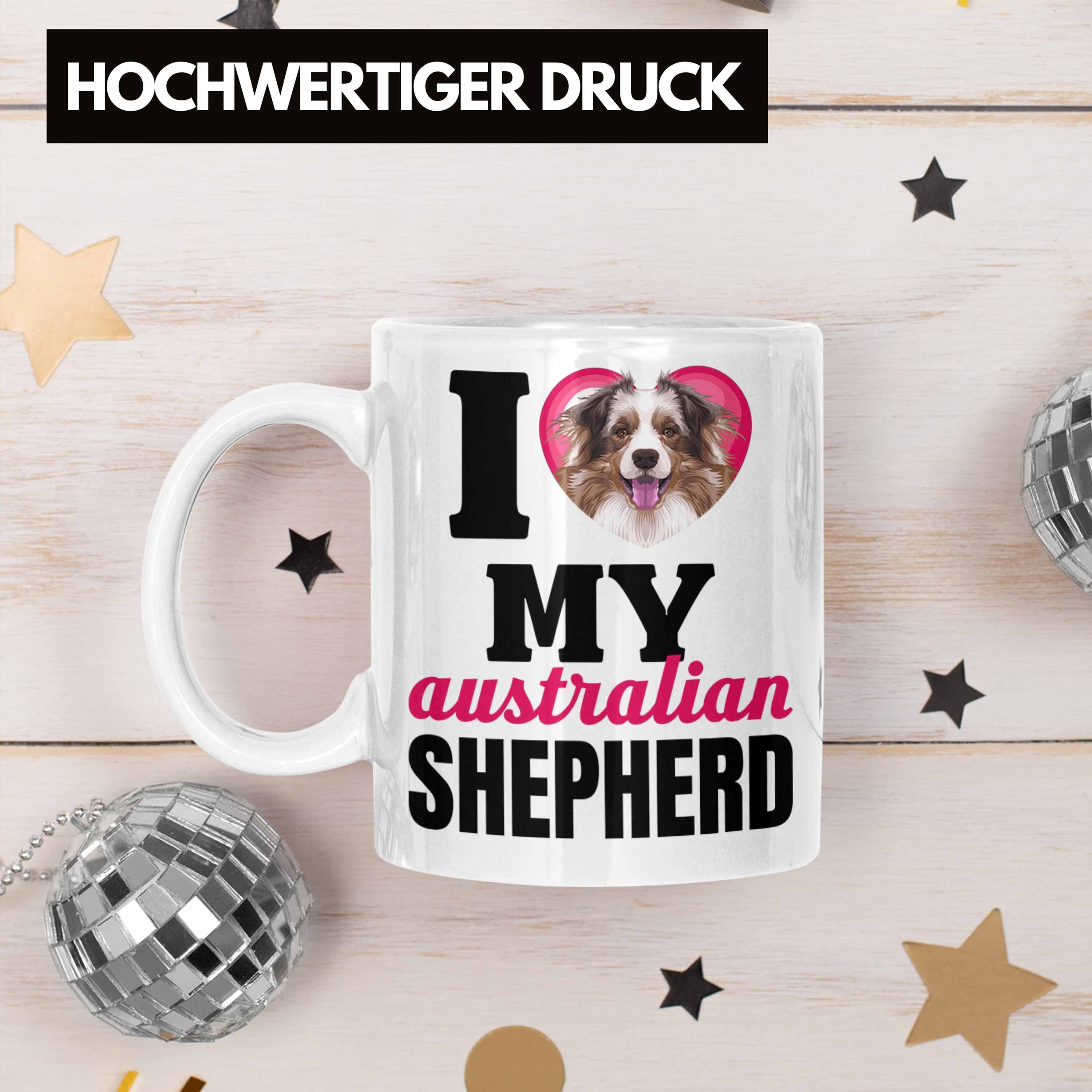Geschenk Lustiger Trendation Tasse Spruch Australian Tasse Weiss Geschenk Shepherd Besitzerin