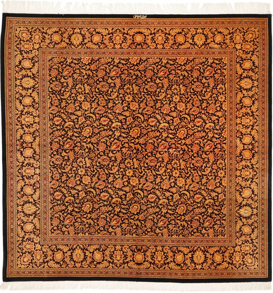 Carpet Avenue Teppich Ghom Seide 200x200, Quadrat, Höhe: 5 mm