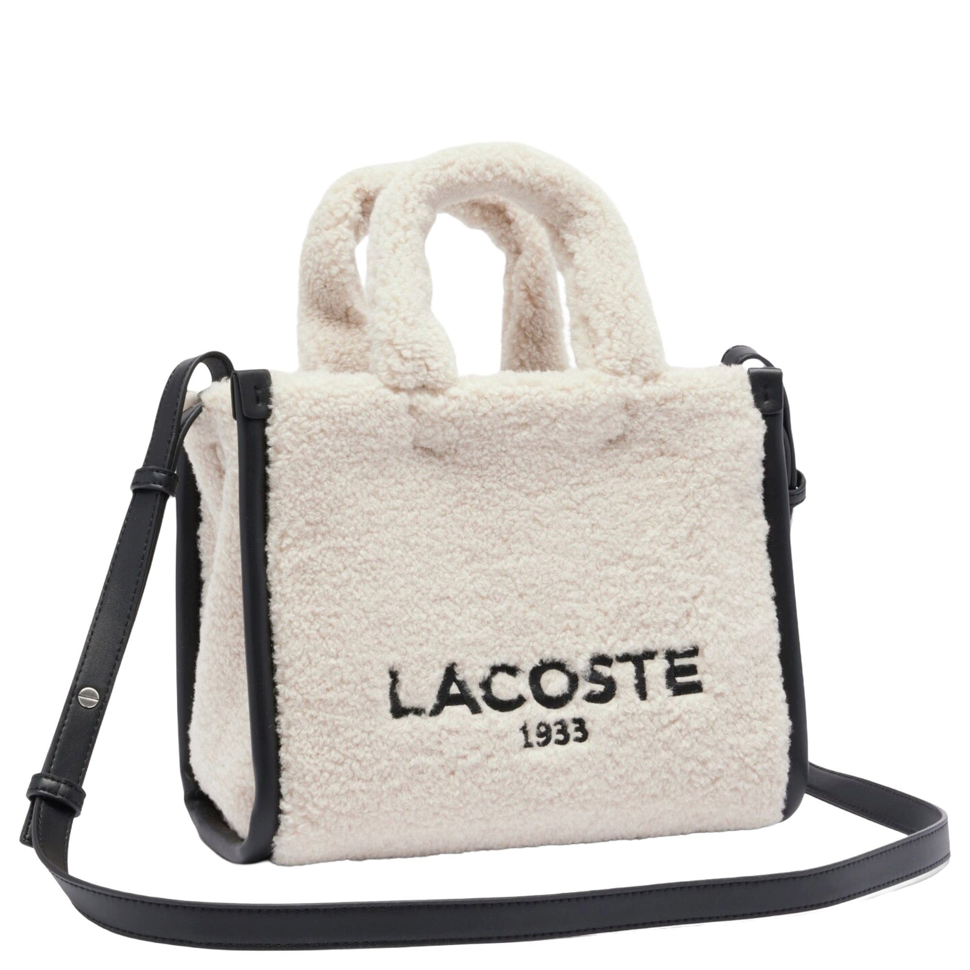 Lacoste Umhängetasche Heritage - Shopping Bag S 27.5 cm (natural noir) günstig online kaufen