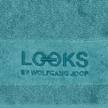 LOOKS by Wolfgang Joop Duschtuch LOOKS, Frottier (1-St), mit Logobestickung