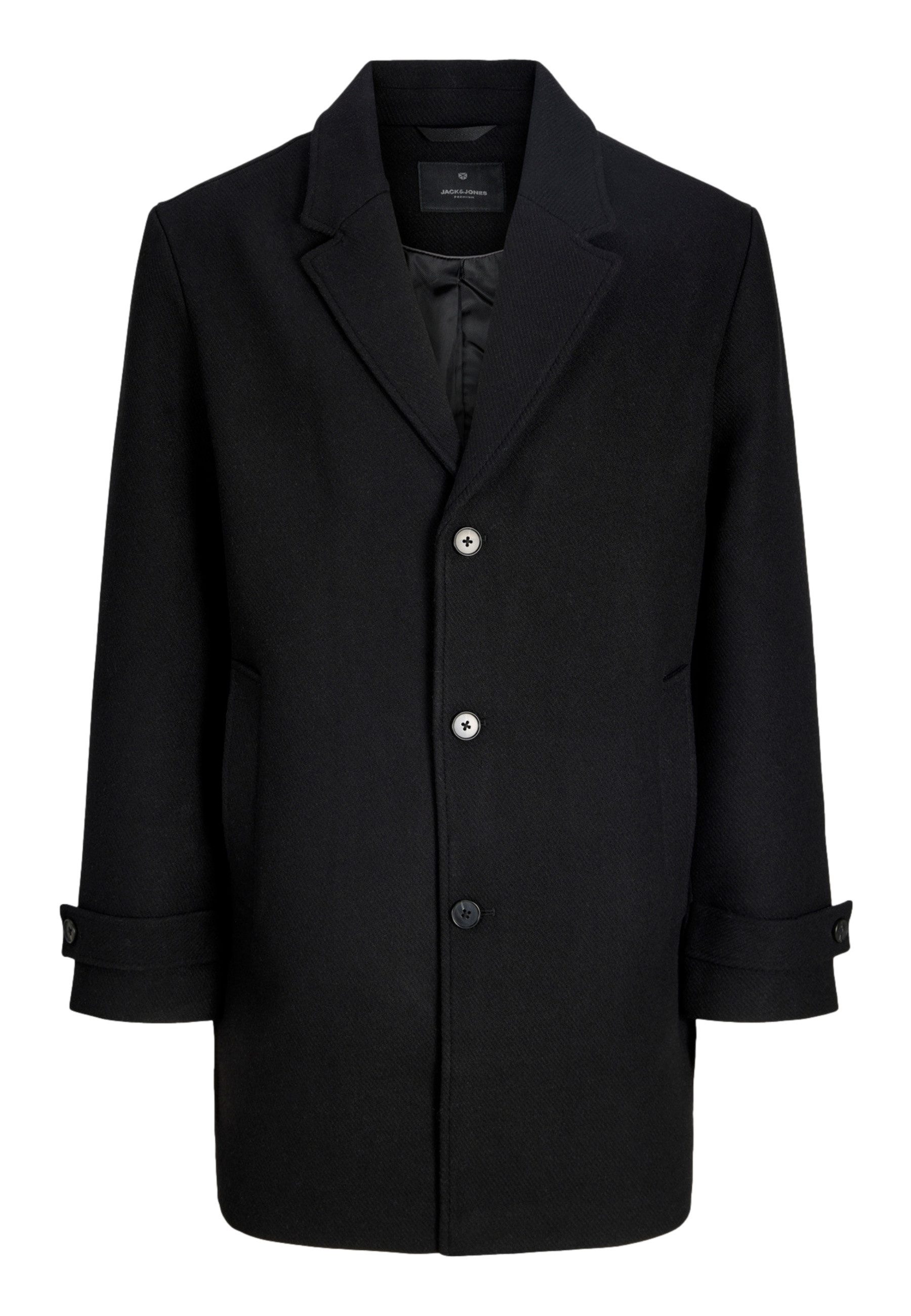 Jack & Jones Wollmantel Mantel Walter langer mantel (1-tlg)