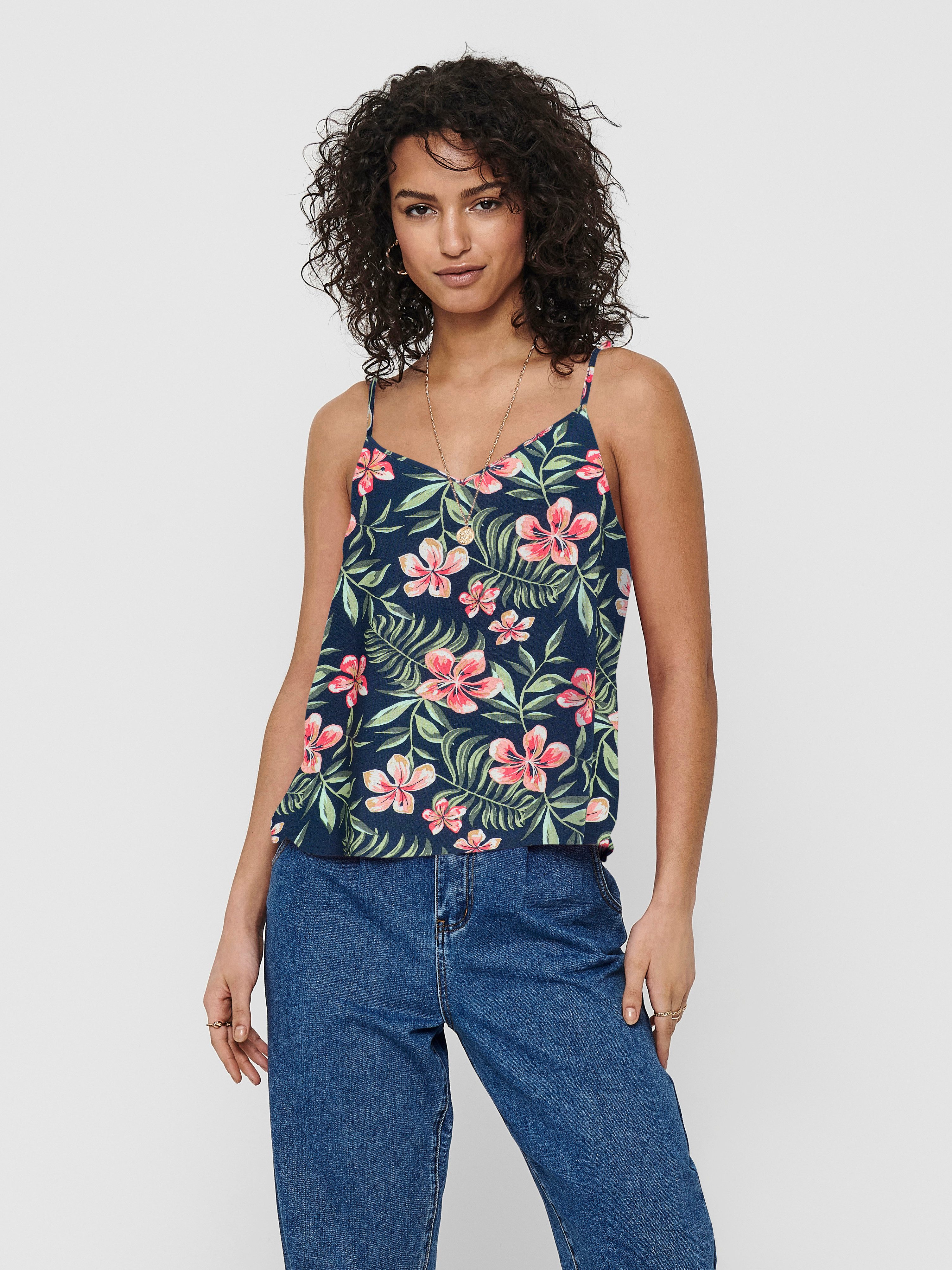 ONLY Spaghettitop ONLNOVA LIFE PARIS SINGLET günstig online kaufen