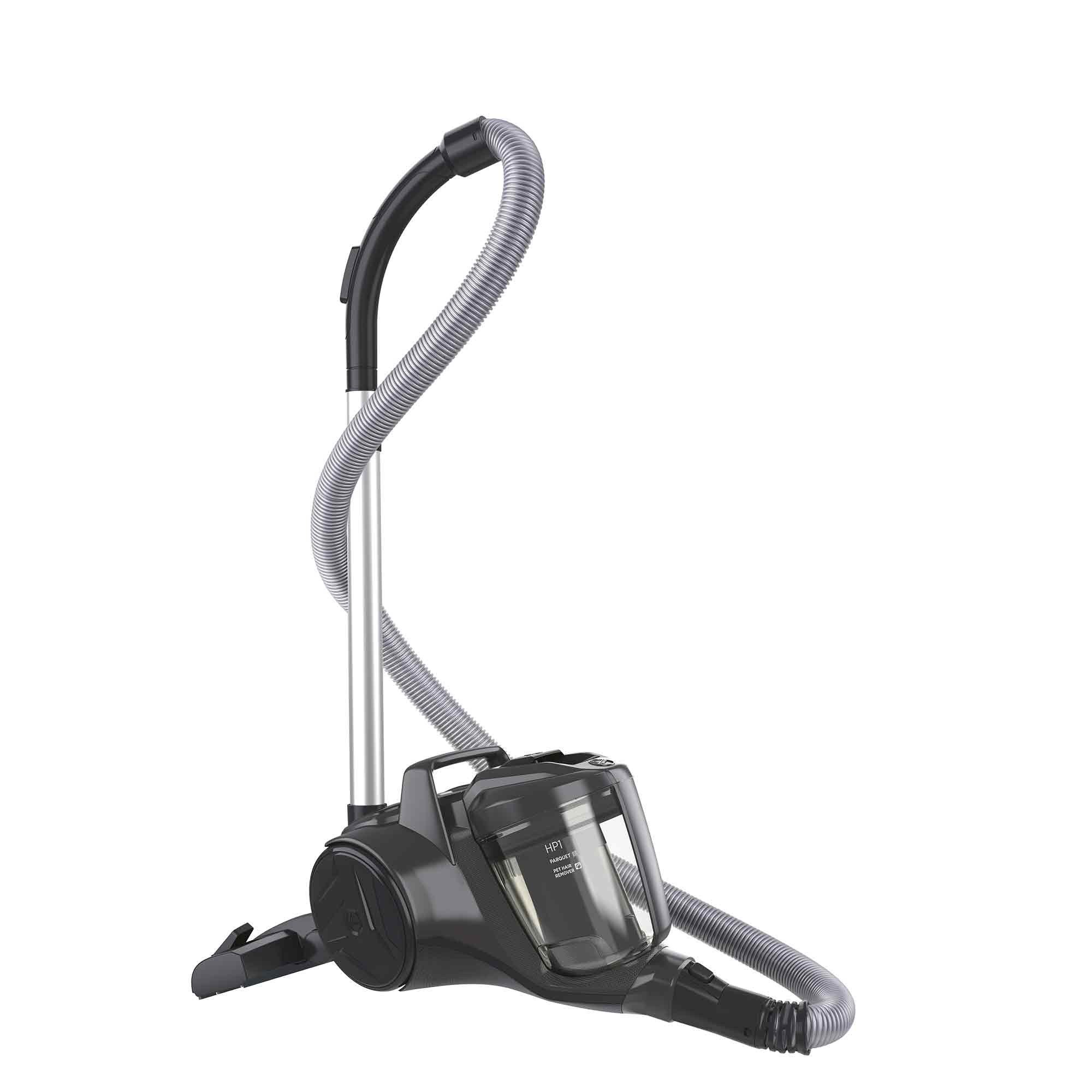 Hoover Bodenstaubsauger HP120PET 011, 700 W, beutellos, Kompakt, 8,2 M. Radius, Einzel-Zyklon-Technologie, EPA-Filter
